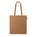 Fairtrade-Baumwolltasche mit langen Henkeln, 180g/m2 farbe elfenbeinfarben