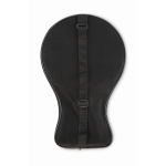 Strand-Schläger aus Holz mit Spielen und RPET-Netztasche farbe holzton vierte Ansicht