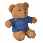 Teddybär mit T-Shirt zum Personalisieren farbe blau