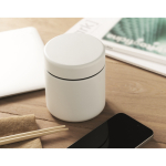 Edelstahl-Thermobehälter mit doppelwandiger Ausführung und Deckel 500 ml farbe weiß Stimmungsbild