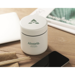 Edelstahl-Thermobehälter mit doppelwandiger Ausführung und Deckel 500 ml farbe weiß Stimmungsbild Hauptansicht