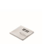 Mikrofaserhandtuch mit elastischer Schlaufe 30x50 cm farbe weiß Ansicht mit Druckbereich