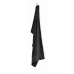 Frotteehandtuch aus 100 % Baumwolle 380 g/m² 50x100 cm farbe schwarz vierte Ansicht