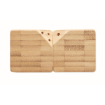 Bambus Salz- und Pfefferstreuer-Set mit magnetischer Verbindung farbe holzton neunte Ansicht