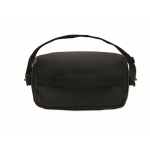 Kühltasche aus PU mit recyceltem Polyester mit Tasche und Schultergurt 5,5 L farbe schwarz fünfte Ansicht