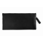 Reißverschlussetui aus RPET-Polyester 300D farbe schwarz dritte Ansicht