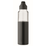 2 in 1 Flasche aus Edelstahl mit doppelwandigem Becher 610 ml farbe schwarz neunte Ansicht