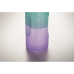 Auslaufsichere RPET-Flasche mit Strohhalm und Klappdeckel 2L farbe türkis viertes Detailbild