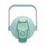 Auslaufsichere RPET-Flasche mit Strohhalm und Klappdeckel 2L farbe türkis zehnte Ansicht