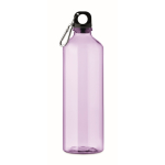Transluzente RPET-Flasche mit Karabiner 750ml farbe violett-transparent