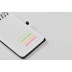 Set mit 4 Textmarkern in fluoreszierenden Farben in personalisierbarer Kraftbox farbe beige fünftes Detailbild