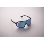 Sport Sonnenbrille mit verspiegelten UV400-Gläsern farbe blau viertes Detailbild