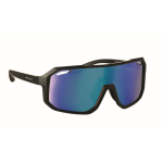 Sport Sonnenbrille mit verspiegelten UV400-Gläsern farbe blau Hauptansicht