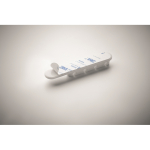 Kabelorganizer aus Silikon mit Bambusdetail farbe weiß sechstes Detailbild