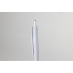 Kugelschreiber für Unternehmen aus recyceltem Kunststoff mit blauer Tinte farbe weiß Detailbild