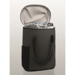 RPET 600D wasserabweisender Kühler-Rucksack 20 L farbe dunkelgrau drittes Detailbild