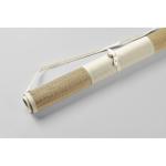 Aufrollbare Strandmatte aus natürlichem Stroh mit Tragegurt farbe beige drittes Detailbild