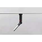 Wiederaufladbare Arbeitsleuchte aus Aluminium 1200 mAh drehbar 270° farbe schwarz Detailbild