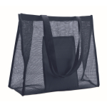 RPET Netz Einkaufstasche mit Fronttasche 20 L farbe blau