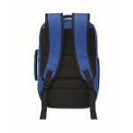 Kabinenrucksack aus RPET-Polyester mit Trolleyband 15'' farbe köngisblau dritte Ansicht