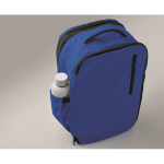 Kabinenrucksack aus RPET-Polyester mit Trolleyband 15'' farbe köngisblau Detailbild