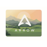 Rechteckiger PVC-laminierter Magnet für Korporative Kennzeichnung farbe weiß Hauptansicht