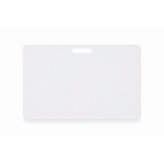 Starrer Ausweishalter für Lanyard 54 x 86 mm farbe weiß