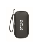 Technische Organizer-Tasche aus 600D-Polyester mit PU farbe schwarz Ansicht mit Druckbereich