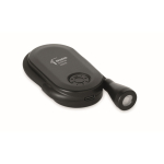 Wiederaufladbare LED-Leselampe aus Kunststoff mit Clip und 3 Modi farbe schwarz Hauptansicht