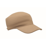 Militär-Cap aus gebürsteter Baumwolle mit Klettverschluss 260 g/m² farbe khaki