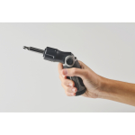 Schraubendreher mit klappbarem Griff mit 12 verschiedenen Bits farbe grau vierte Ansicht