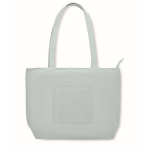 Große Cordtasche aus Polyester mit Reißverschluss 220 g/m² farbe hellblau