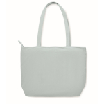 Große Cordtasche aus Polyester mit Reißverschluss 220 g/m² farbe hellblau siebte Ansicht