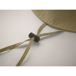 Faltbarer Anglerhut aus wasserdichtem Nylon UPF50+ farbe khaki siebtes Detailbild