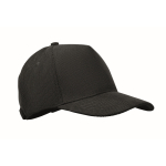 5-Panel-Cordkappe mit verstellbarem Verschluss 220 g/m² farbe schwarz