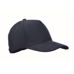 5-Panel-Cordkappe mit verstellbarem Verschluss 220 g/m² farbe blau