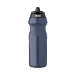 Auslaufsichere Sportflasche mit festem Griff 700 ml farbe marineblau Ansicht mit Druckbereich