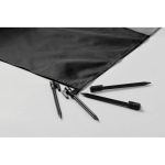 Leichte Strandmatte aus Polyester 200x210cm farbe schwarz siebtes Detailbild