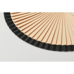 Holzfächer aus Schima Superba mit 34 Streben farbe schwarz fünftes Detailbild