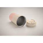 Tropfsicherer Edelstahlbecher mit Deckel 350 ml farbe rosa drittes Detailbild