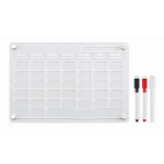 Magnetischer Monatsplaner aus magnetischem Acryl A4 farbe transparent