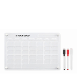 Magnetischer Monatsplaner aus magnetischem Acryl A4 farbe transparent Ansicht mit Druckbereich