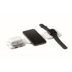 Magnetische Ladestation aus ABS mit integrierten USB-Hubs 15 W farbe weiß zweite Ansicht