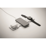 Magnetische Ladestation aus ABS mit integrierten USB-Hubs 15 W farbe weiß sechstes Detailbild