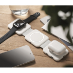 Magnetische Ladestation aus ABS mit integrierten USB-Hubs 15 W farbe weiß Stimmungsbild