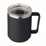 Doppelwandbecher mit transparentem Schiebedeckel 400 ml zweite Ansicht