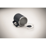 Doppelwandbecher mit transparentem Schiebedeckel 400 ml drittes Detailbild