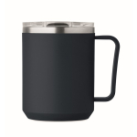 Doppelwandbecher mit transparentem Schiebedeckel 400 ml fünfte Ansicht
