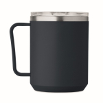 Doppelwandbecher mit transparentem Schiebedeckel 400 ml siebte Ansicht