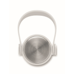 Edelstahlflasche mit Gummi-Finish 500 ml farbe weiß achte Ansicht